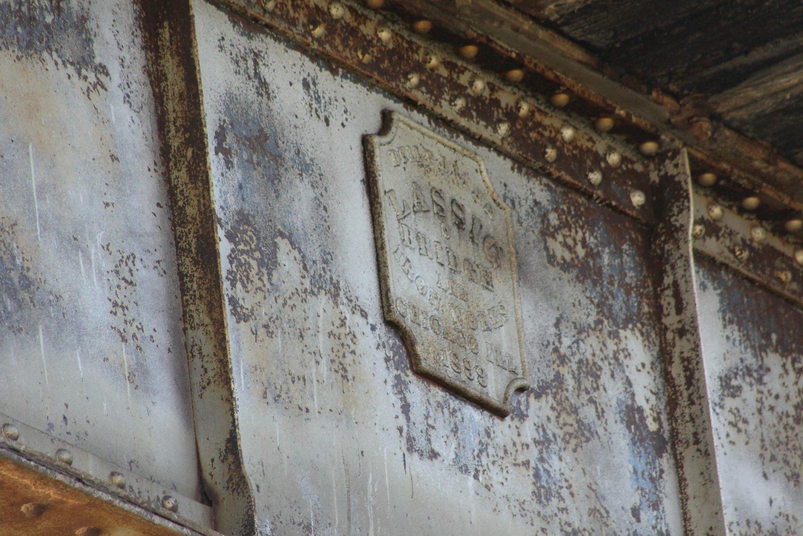 Plaque on west span